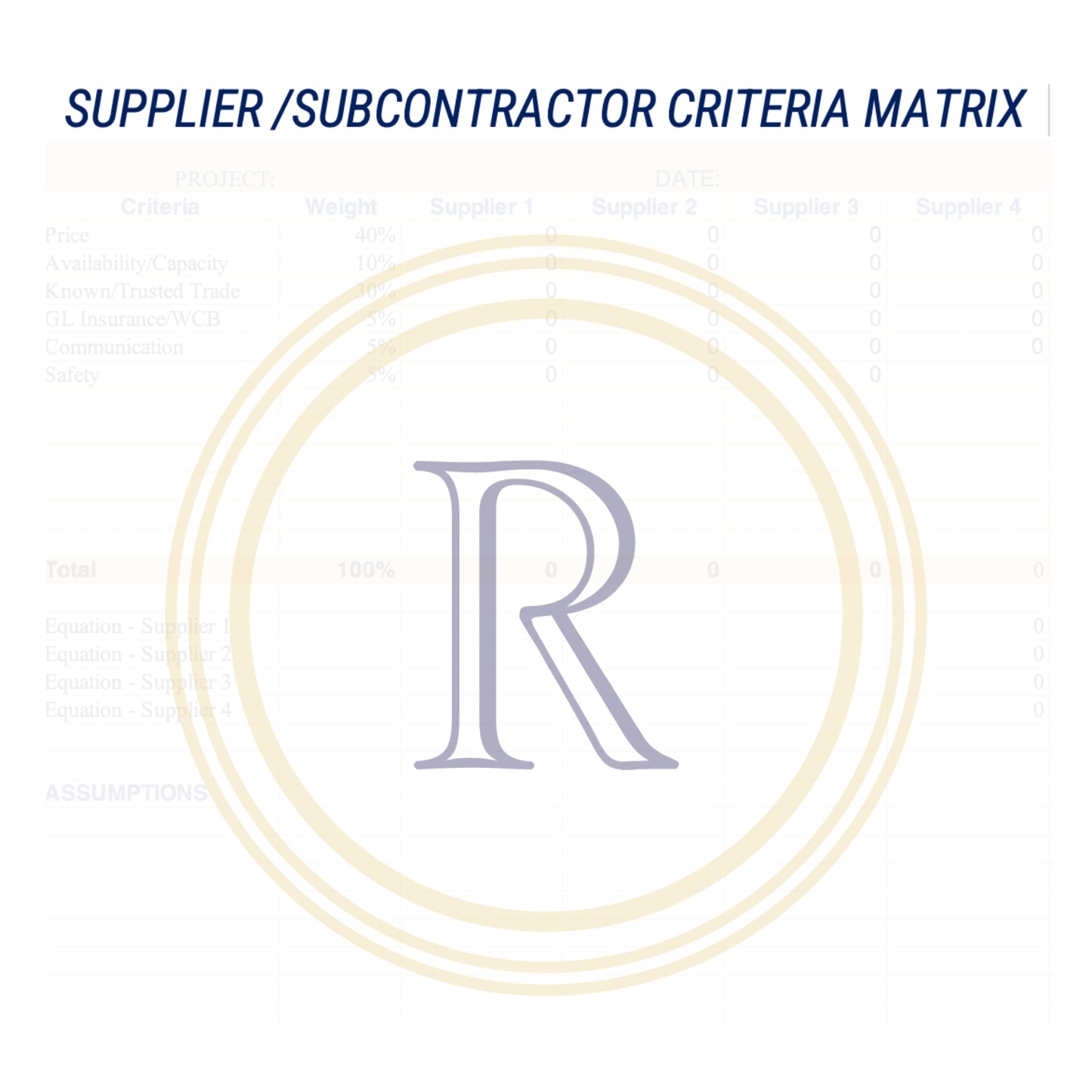 FREE Strategic Sourcing and Purchasing Tool Kit