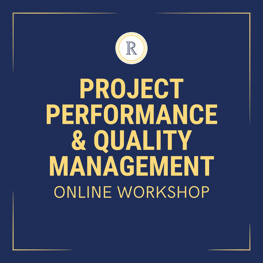 Project Performance & Quality Management Online Workshop
